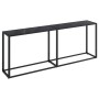 Mesa consola vidrio templado negro 200x35x75,5 cm de vidaXL, Mesas auxiliares - Ref: Foro24-331687, Precio: 100,66 €, Descuen...