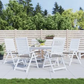 Cojines de silla de jardín 6 uds tela Oxford gris 50x50x3 cm by vidaXL, Cushions for chairs and sofas - Ref: Foro24-314041, P...