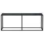 Schwarzer Konsolentisch aus gehärtetem Glas, 200 x 35 x 75,5 cm von vidaXL, Seitentische - Ref: Foro24-331687, Preis: 100,93 ...
