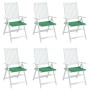 Cojines de silla de jardín 6 uds tela Oxford verde 50x50x3 cm de vidaXL, Cojines para sillas y sofás - Ref: Foro24-314049, Pr...