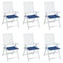 Gartenstuhlkissen, 6 Stück, blauer Oxford-Stoff, 50 x 50 x 3 cm von vidaXL, Kissen für Stühle und Sofas - Ref: Foro24-314061,...