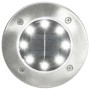 Solar-Stehlampen, 8 Einheiten, weiße LED-Leuchten von vidaXL, Außenbeleuchtung - Ref: Foro24-44416, Preis: 36,49 €, Rabatt: %