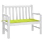 Gartenbankauflage Oxford-Stoff hellgrün 100x50x3 cm von vidaXL, Kissen für Stühle und Sofas - Ref: Foro24-314076, Preis: 20,6...