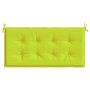 Gartenbankauflage Oxford-Stoff hellgrün 100x50x3 cm von vidaXL, Kissen für Stühle und Sofas - Ref: Foro24-314076, Preis: 20,6...