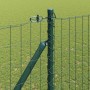 Reja con postes Verde 1.5 x 10 m Acero