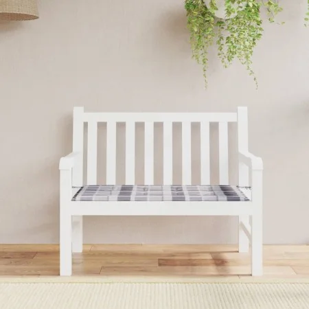 Gray checkered Oxford fabric garden bench cushion 100x50x3cm by vidaXL, Cushions for chairs and sofas - Ref: Foro24-314079, P...