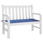 Cojín de banco de jardín tela Oxford azul 120x50x3 cm by vidaXL, Cushions for chairs and sofas - Ref: Foro24-314081, Price: 2...