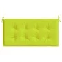 Gartenbankauflage Oxford-Stoff hellgrün 120x50x3 cm von vidaXL, Kissen für Stühle und Sofas - Ref: Foro24-314082, Preis: 30,0...