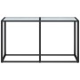 White marble tempered glass console table 140x35x75.5cm by vidaXL, Side tables - Ref: Foro24-331676, Price: 77,80 €, Discount: %