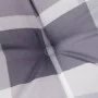 Gray checkered Oxford fabric garden bench cushion 120x50x3 cm by vidaXL, Cushions for chairs and sofas - Ref: Foro24-314085, ...