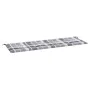 Gray checkered Oxford fabric garden bench cushion 150x50x3 cm by vidaXL, Cushions for chairs and sofas - Ref: Foro24-314091, ...