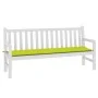 Cojín de banco de jardín tela Oxford verde claro 180x50x3 cm de vidaXL, Cojines para sillas y sofás - Ref: Foro24-314094, Pre...