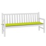 Gartenbankauflage Oxford-Stoff hellgrün 180x50x3 cm von vidaXL, Kissen für Stühle und Sofas - Ref: Foro24-314094, Preis: 18,0...