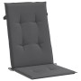 Cojín silla de jardín respaldo alto 6 uds tela gris 120x50x3 cm by vidaXL, Cushions for chairs and sofas - Ref: Foro24-314104...