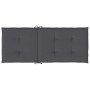 Cojín silla de jardín respaldo alto 6 uds tela gris 120x50x3 cm by vidaXL, Cushions for chairs and sofas - Ref: Foro24-314104...
