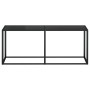 Konsolentisch aus gehärtetem Glas schwarz 180x35x75,5 cm von vidaXL, Seitentische - Ref: Foro24-331683, Preis: 100,65 €, Raba...