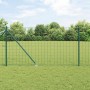 Reja con postes Verde 1.2 x 10 m Acero
