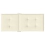 Cojín silla de jardín respaldo alto 6 uds tela crema 120x50x3cm by vidaXL, Cushions for chairs and sofas - Ref: Foro24-314106...