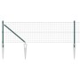 Reja con postes Verde 0.6 x 25 m Acero