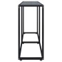 Black tempered glass console table 140x35x75.5cm by vidaXL, Side tables - Ref: Foro24-331675, Price: 73,58 €, Discount: %