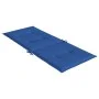 High back garden chair cushion 6 pcs blue fabric 120x50x3 cm by vidaXL, Cushions for chairs and sofas - Ref: Foro24-314118, P...