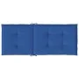 High back garden chair cushion 6 pcs blue fabric 120x50x3 cm by vidaXL, Cushions for chairs and sofas - Ref: Foro24-314118, P...