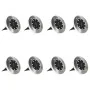Lámparas solares de suelo 8 unidades luces LED color RGB de vidaXL, Iluminación de exterior - Ref: Foro24-315695, Precio: 48,...