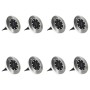 Solar floor lamps 8 units RGB LED lights by vidaXL, Outdoor lighting - Ref: Foro24-315695, Price: 49,95 €, Discount: %