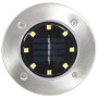 Solar-Stehlampen 8 Einheiten RGB-LED-Leuchten von vidaXL, Außenbeleuchtung - Ref: Foro24-315695, Preis: 49,95 €, Rabatt: %