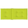 High back garden chair cushion 6 pcs green fabric 120x50x3cm by vidaXL, Cushions for chairs and sofas - Ref: Foro24-314121, P...