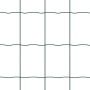 Reja con postes Verde 0.6 x 25 m Acero