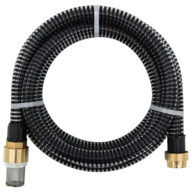 Saugschlauch mit schwarzen PVC-Messinganschlüssen 29 mm 15m von vidaXL, Gartenschläuche - Ref: Foro24-151064, Preis: 77,79 €,...