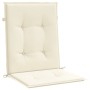 Cojín silla jardín respaldo bajo 6 uds tela Oxford crema by vidaXL, Cushions for chairs and sofas - Ref: Foro24-314133, Price...