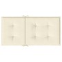 Cojín silla jardín respaldo bajo 6 uds tela Oxford crema by vidaXL, Cushions for chairs and sofas - Ref: Foro24-314133, Price...