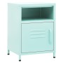 Mesita de noche acero verde menta 35x35x51 cm de vidaXL, Mesitas de noche - Ref: Foro24-336221, Precio: 76,65 €, Descuento: %