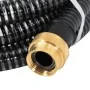 Suction hose with brass connectors PVC black 29 mm 15m by vidaXL, Garden hoses - Ref: Foro24-151065, Price: 87,89 €, Discount: %