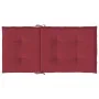 Garden chair cushion low backrest 2 pcs red red Oxford fabric by vidaXL, Cushions for chairs and sofas - Ref: Foro24-314140, ...