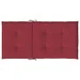 Garden chair cushion low backrest 4 pcs red red Oxford fabric by vidaXL, Cushions for chairs and sofas - Ref: Foro24-314141, ...