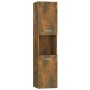 Smoked oak engineered wood bathroom cabinet 30x30x130 cm by vidaXL, Bathroom furniture - Ref: Foro24-815639, Price: 55,18 €, ...