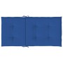 Gartenstuhlkissen mit niedriger Rückenlehne, 6 Stück, blauer Oxford-Stoff von vidaXL, Kissen für Stühle und Sofas - Ref: Foro...