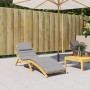 Cojín de tumbona de tela Oxford gris 186x58x3 cm by vidaXL, Cushions for chairs and sofas - Ref: Foro24-314159, Price: 45,57 ...