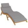 Cojín de tumbona de tela Oxford gris 186x58x3 cm by vidaXL, Cushions for chairs and sofas - Ref: Foro24-314159, Price: 45,57 ...