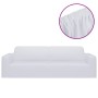 Elastic white polyester jersey sofa cover for 3-seater sofa by vidaXL, Covers - Ref: Foro24-332950, Price: 27,60 €, Discount: %
