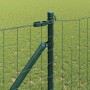 Reja con postes Verde 1.2 x 10 m Acero