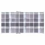 Garden chair cushion low backrest 4 pcs gray plaid fabric by vidaXL, Cushions for chairs and sofas - Ref: Foro24-314156, Pric...
