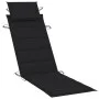 Cojín de tumbona de tela Oxford negro 186x58x3 cm de vidaXL, Cojines para sillas y sofás - Ref: Foro24-314165, Precio: 47,69 ...