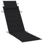 Cojín de tumbona de tela Oxford negro 186x58x3 cm by vidaXL, Cushions for chairs and sofas - Ref: Foro24-314165, Price: 45,57...