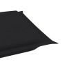 Cojín de tumbona de tela Oxford negro 186x58x3 cm by vidaXL, Cushions for chairs and sofas - Ref: Foro24-314165, Price: 45,57...