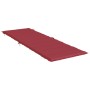 Cojín de tumbona de tela Oxford rojo tinto 186x58x3 cm by vidaXL, Cushions for chairs and sofas - Ref: Foro24-314167, Price: ...