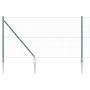 Reja con postes Verde 1.2 x 25 m Acero